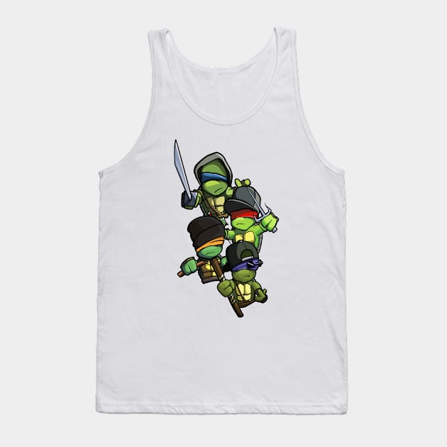 Hip Hop X TMNT! Tank Top by ericjueillustrates